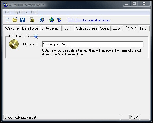 Screenshot 624 of AutoRun Wizard interface and features